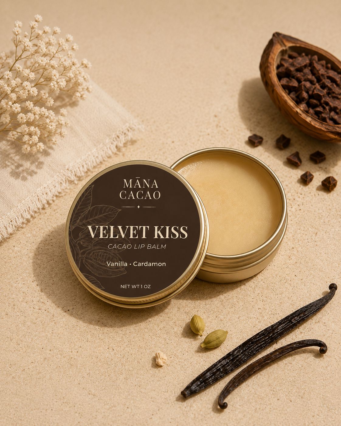 Velvet Kiss™ Cacao Lip Balm