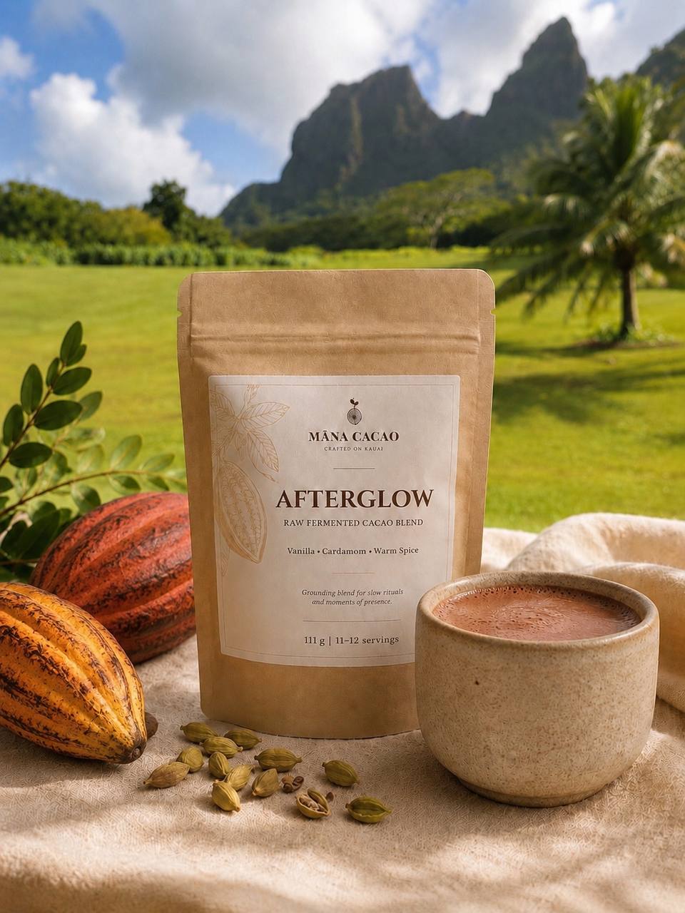 AFTERGLOW 111 g  - Raw Fermented Cacao Blend